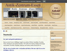 Tablet Screenshot of antik-zentrum-essen.de
